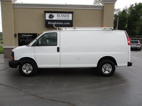 Summit White Chevrolet Express 2500 Work Van.  Click to enlarge.