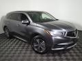 Front 3/4 View of 2017 Acura MDX SH-AWD #2