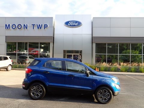 Lightning Blue Metallic Ford EcoSport S.  Click to enlarge.