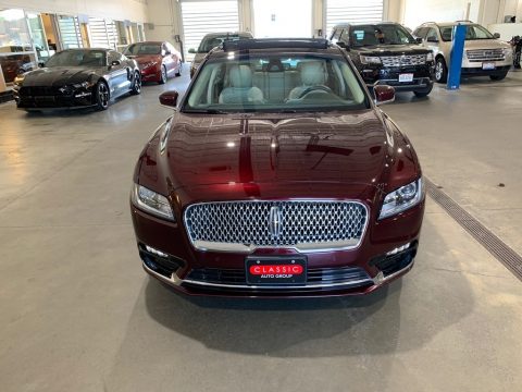 Burgundy Velvet Lincoln Continental Select AWD.  Click to enlarge.