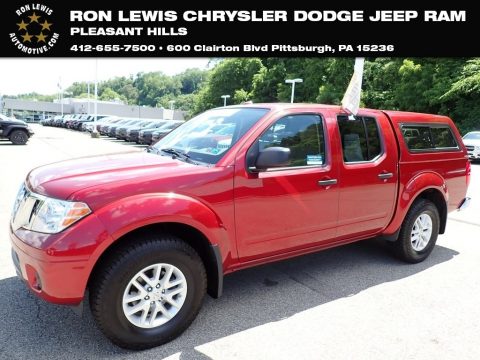Cayenne Red Nissan Frontier SV Crew Cab 4x4.  Click to enlarge.