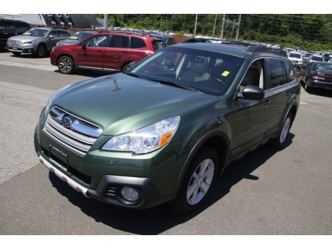 Cypress Green Pearl Subaru Outback 3.6R Limited.  Click to enlarge.