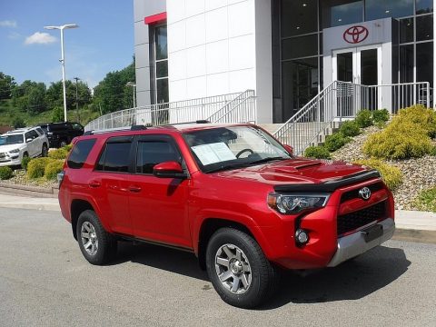 Barcelona Red Metallic Toyota 4Runner Trail 4x4.  Click to enlarge.
