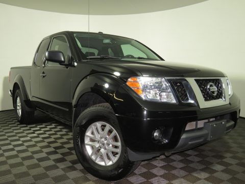 Magnetic Black Nissan Frontier SV King Cab 4x4.  Click to enlarge.