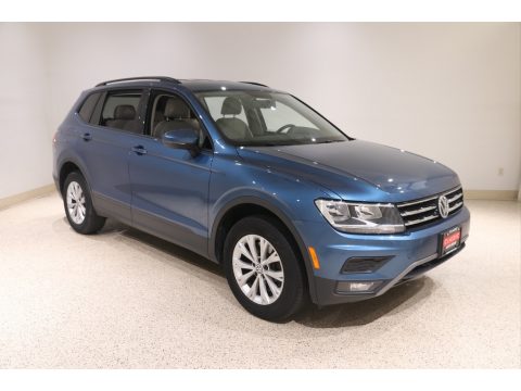 Silk Blue Metallic Volkswagen Tiguan S.  Click to enlarge.