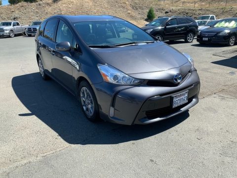 Magnetic Gray Metallic Toyota Prius v Two.  Click to enlarge.