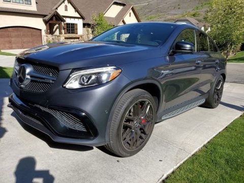Steel Grey Metallic Mercedes-Benz GLE 63 S AMG 4Matic Coupe.  Click to enlarge.