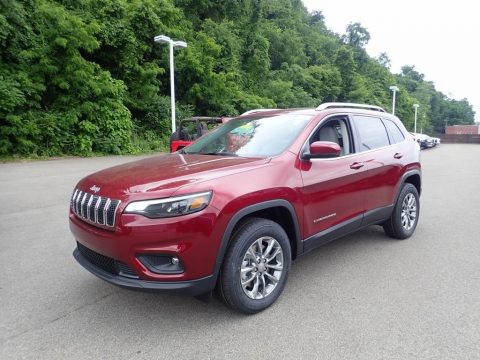 Velvet Red Pearl Jeep Cherokee Latitude Plus 4x4.  Click to enlarge.