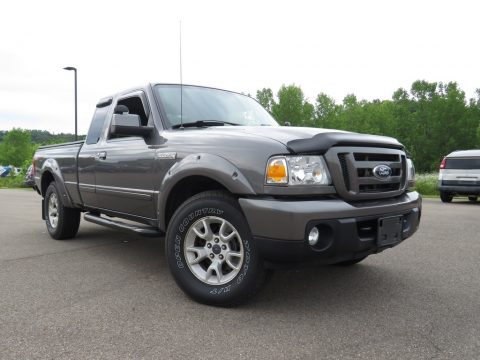 Dark Shadow Grey Metallic Ford Ranger Sport SuperCab 4x4.  Click to enlarge.