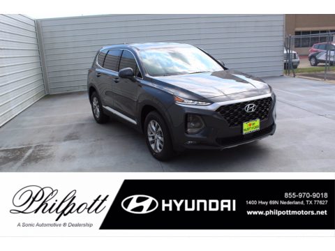 Portofino Gray Hyundai Santa Fe SEL.  Click to enlarge.