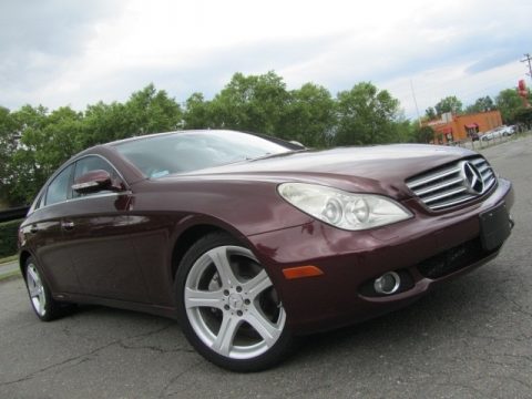 Barolo Red Metallic Mercedes-Benz CLS 550.  Click to enlarge.