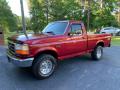 Front 3/4 View of 1994 Ford F150 XL Regular Cab 4x4 #1