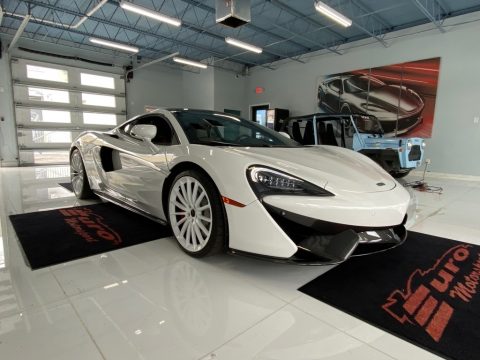 Silica White McLaren 570GT Coupe.  Click to enlarge.