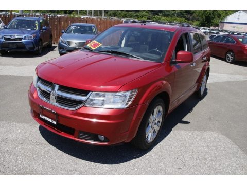 Inferno Red Crystal Pearl Coat Dodge Journey R/T AWD.  Click to enlarge.