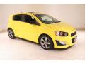 Front 3/4 View of 2016 Chevrolet Sonic RS Hatchback #1