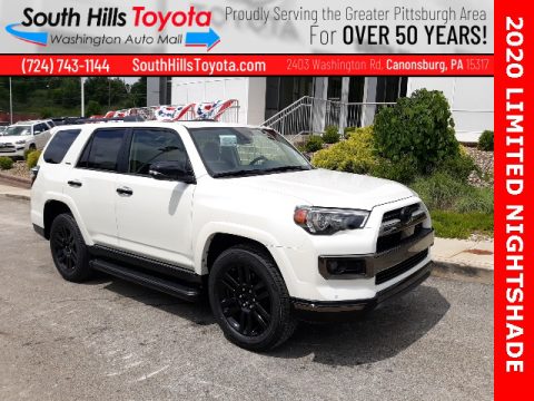 Blizzard White Pearl Toyota 4Runner Nightshade Edition 4x4.  Click to enlarge.