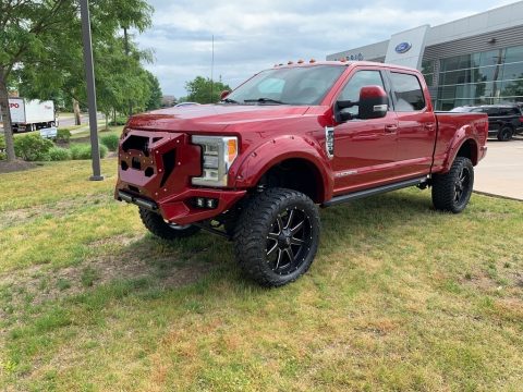 Ruby Red Ford F350 Super Duty Lariat Crew Cab 4x4.  Click to enlarge.