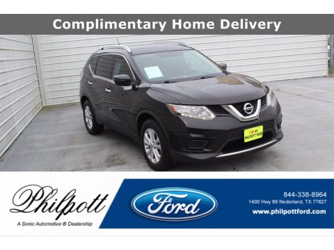 Magnetic Black Nissan Rogue SV.  Click to enlarge.