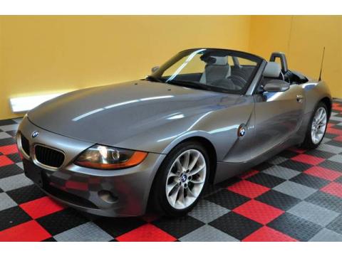 Sterling Grey Metallic BMW Z4 2.5i Roadster.  Click to enlarge.