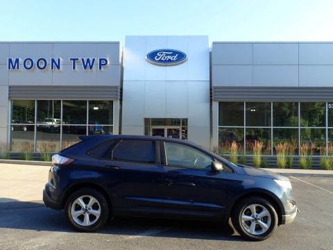 Blue Jeans Metallic Ford Edge SE AWD.  Click to enlarge.