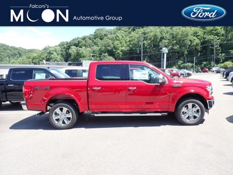 Rapid Red Ford F150 Lariat SuperCrew 4x4.  Click to enlarge.