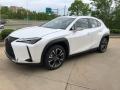Front 3/4 View of 2020 Lexus UX 250h AWD #1