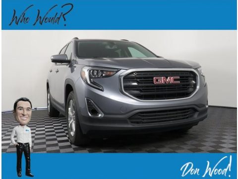 Graphite Gray Metallic GMC Terrain SLE AWD.  Click to enlarge.