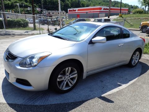 Brilliant Silver Nissan Altima 2.5 S Coupe.  Click to enlarge.