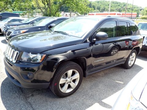 Black Jeep Compass Sport.  Click to enlarge.