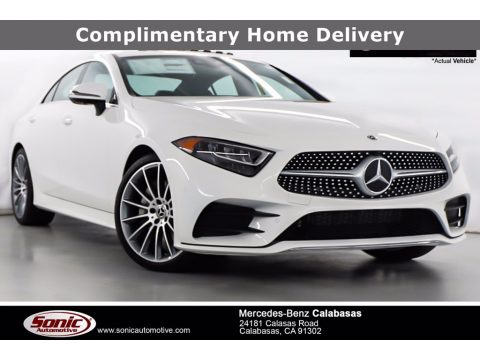 Polar White Mercedes-Benz CLS 450 Coupe.  Click to enlarge.