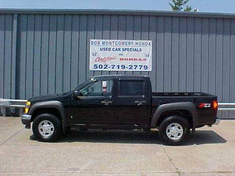 Black Chevrolet Colorado LT Crew Cab 4x4.  Click to enlarge.