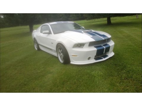 Performance White Ford Mustang Shelby GT350 Coupe.  Click to enlarge.
