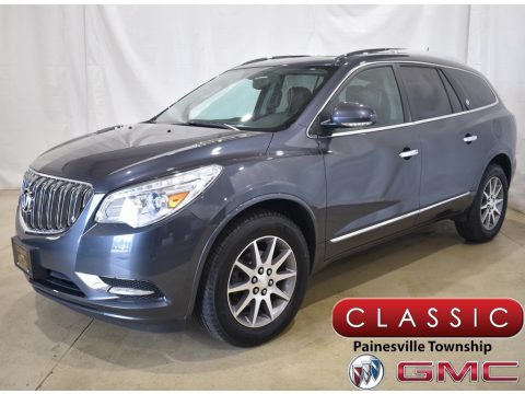Cyber Gray Metallic Buick Enclave Leather AWD.  Click to enlarge.