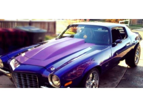 Purple Chevrolet Camaro Coupe.  Click to enlarge.