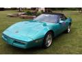 Front 3/4 View of 1990 Chevrolet Corvette Convertible #1