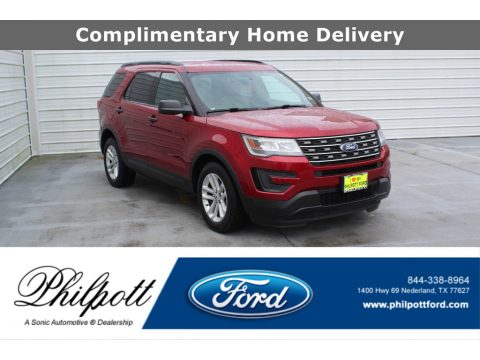 Ruby Red Ford Explorer FWD.  Click to enlarge.