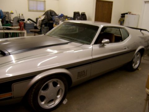 Silver Ford Mustang Mach 1.  Click to enlarge.