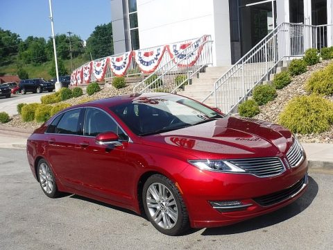 Ruby Red Lincoln MKZ AWD.  Click to enlarge.