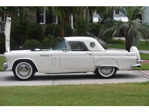 Colonial White Ford Thunderbird Roadster.  Click to enlarge.