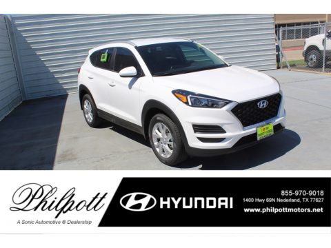 Cream White Pearl Hyundai Tucson Value.  Click to enlarge.