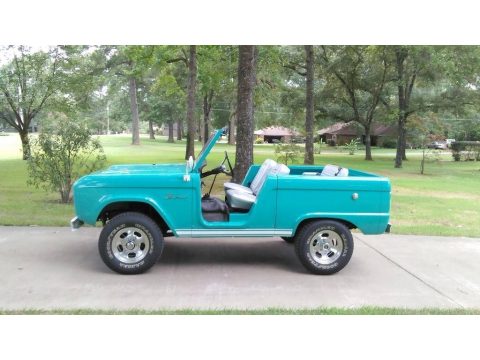 Caribbean Turquoise Ford Bronco Roadster.  Click to enlarge.