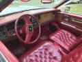  1985 Cadillac Eldorado Carmine Red Interior #3