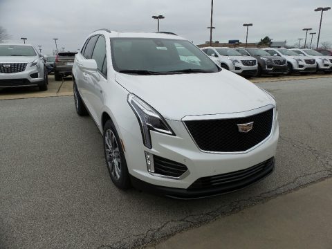 Crystal White Tricoat Cadillac XT5 Sport AWD.  Click to enlarge.