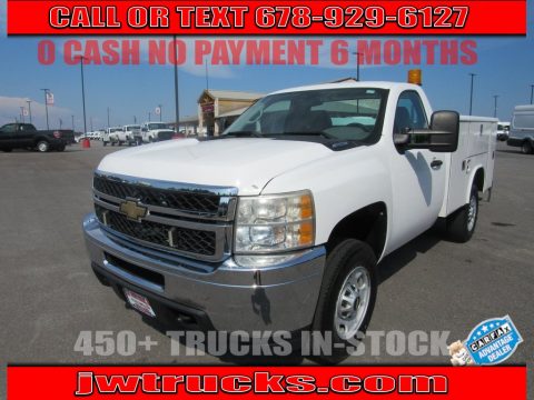 Summit White Chevrolet Silverado 2500HD Regular Cab Chassis.  Click to enlarge.