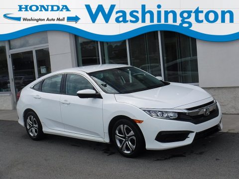 Taffeta White Honda Civic LX Sedan.  Click to enlarge.