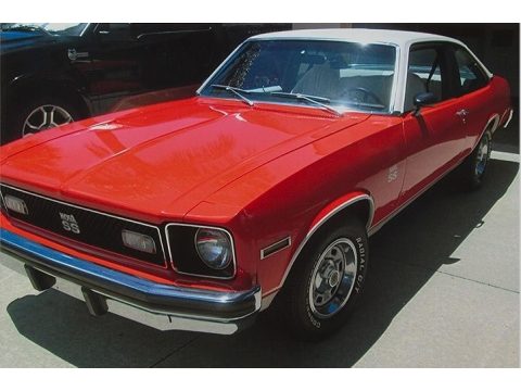 Medium Orange Chevrolet Nova SS Coupe.  Click to enlarge.