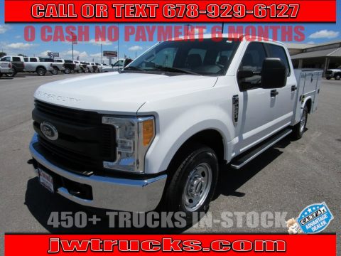 Oxford White Ford F250 Super Duty XL Crew Cab Chassis.  Click to enlarge.