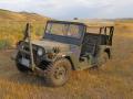 Front 3/4 View of 1971 Ford M151A2 4x4 Utility Truck #1