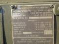 Info Tag of 1971 Ford M151A2 4x4 Utility Truck #10