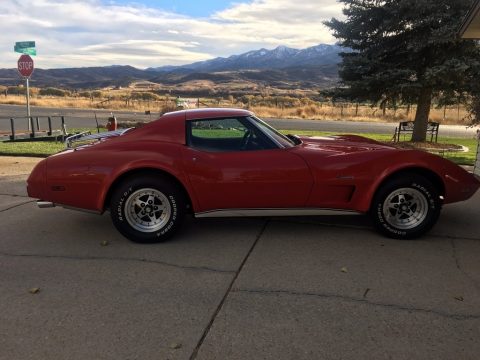 Red Chevrolet Corvette Stingray Coupe.  Click to enlarge.